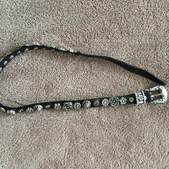 CAMPOMAGGI leather bracelet BLACK NEW - Picture 2 of 5